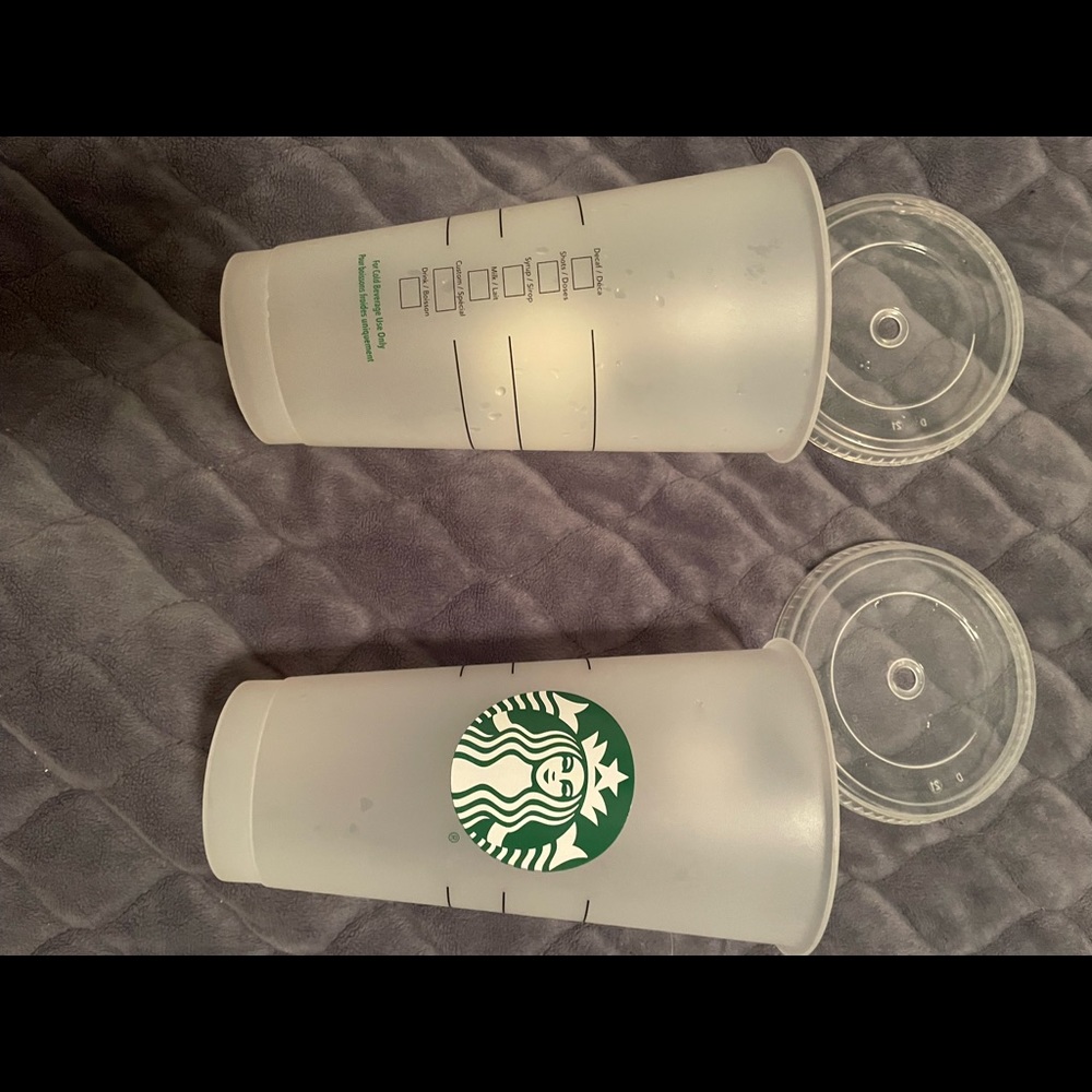 Starbucks color changing cups